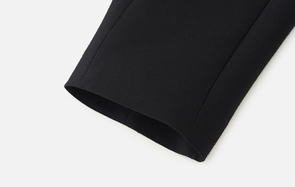 ZHUCHONGYUN curved stand-up collar slanted placket trench coat jacket-RUMI.