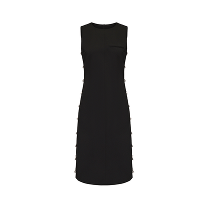 ATELIER MISS LU Rabbit Ears Bow Contrasting Patchwork Dress - NEXTER.