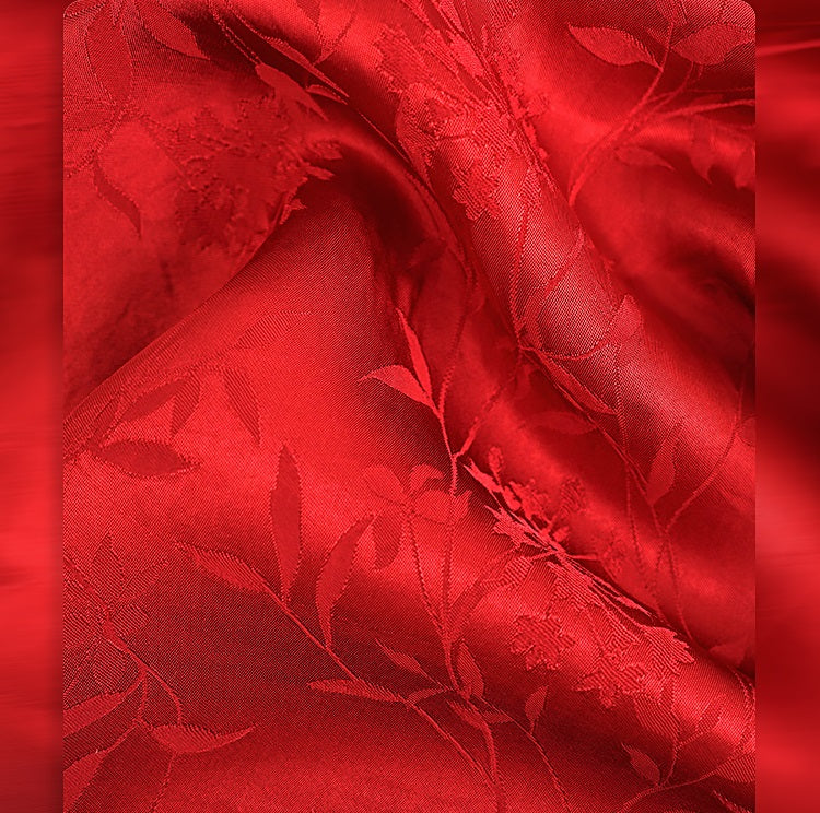 HECO Chinese Handmade Beaded Embroidery Buckle T-Shirt  - MATES .