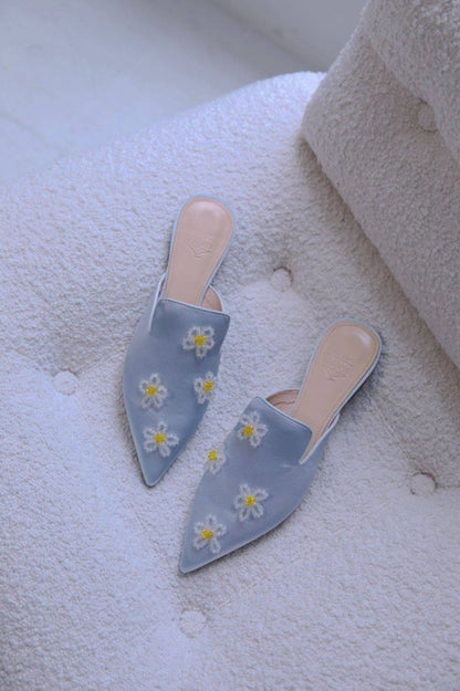 B-FEI daisy flat pointed mules-ANKO.