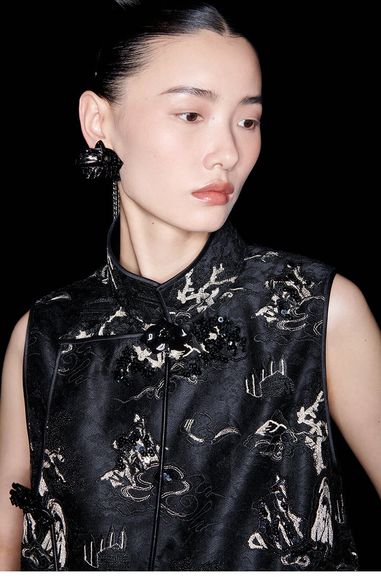 M essential Mackay designer beads vest skirt -  sieve.