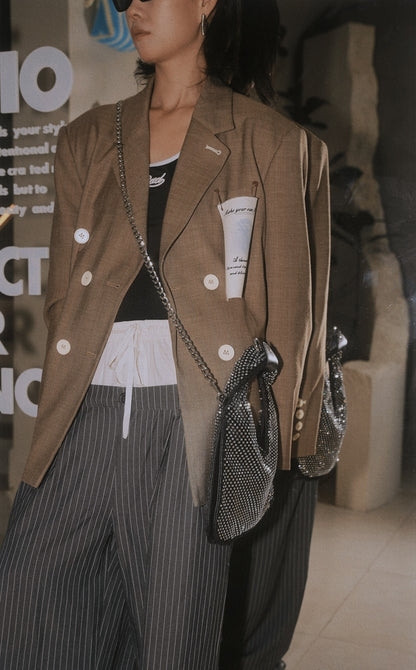 IUBALLET Starry Diamond-Encrusted Crossbody Chain Dinner Bag - SYDNEY.