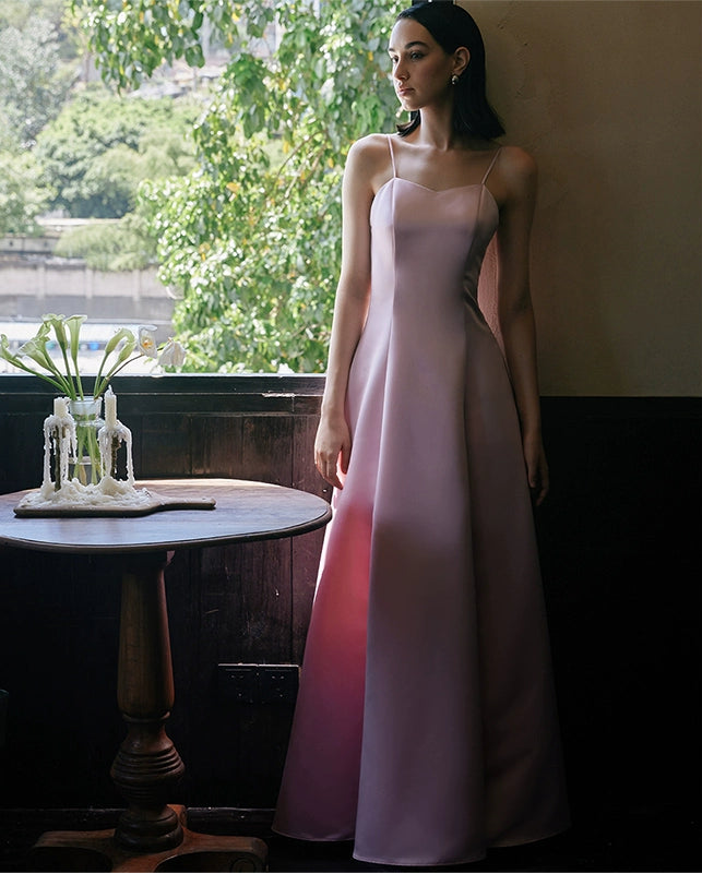 GOUDIN suspenders long high-end light luxury evening dresses -GIN.