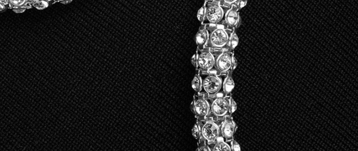 DOLLY High End Sleeveless Rhinestone Halter Neck Slim Fit Short Date Dress-