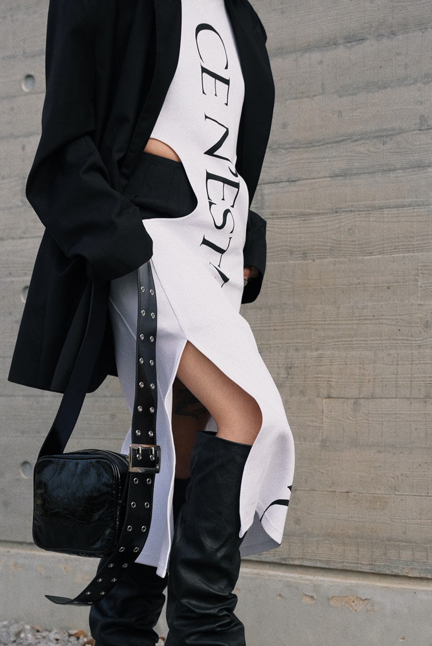 IUBALLET Small Leather Square Bag- GRACE.