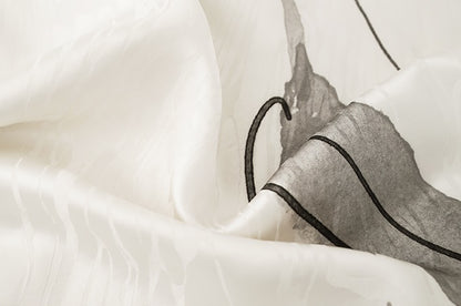 HECO Chinese style crane print top - LIVES.