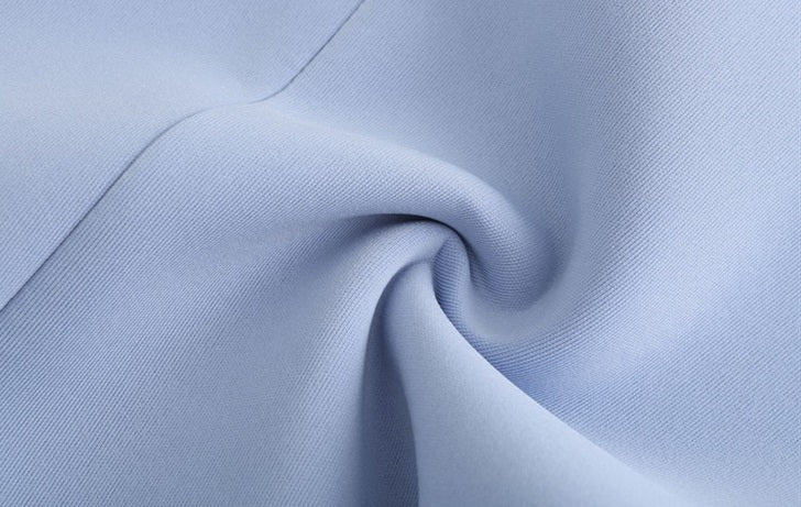 DOLLY High End Off Shoulder Peplum Tube Top Slim Fit Wedding Guest Dress-HANS