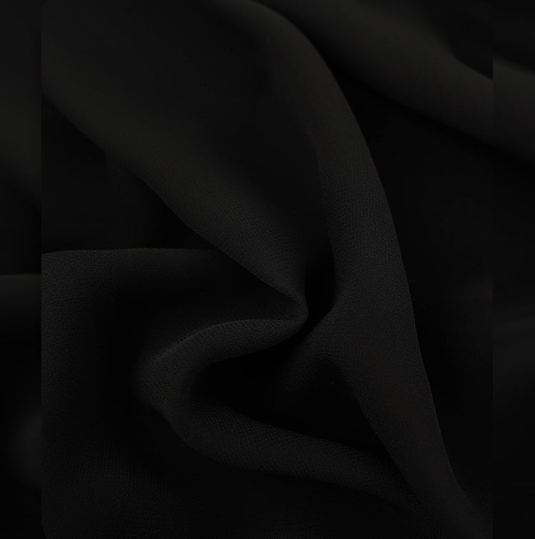 HECO Chinese butterfly sequin fake two-piece dress - CROWN.