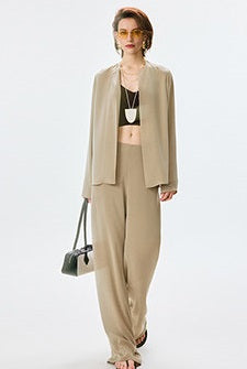 ANNASPEAK  light and cool jacket trousers high-end set-MAC.
