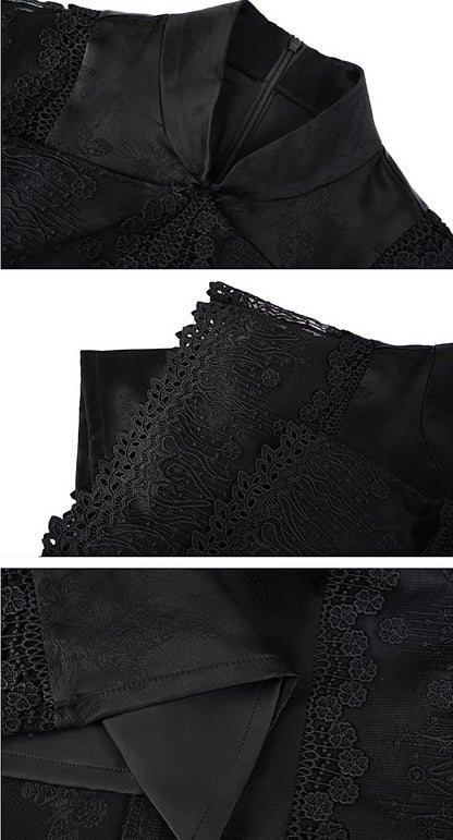 HECO Summer Layer Lace Short Dress - LIVING.