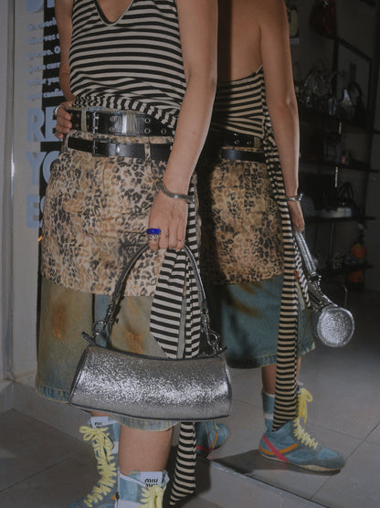 IUBALLET cyber cylinder underarm leather one-shoulder crossbody handbag - ALOE.