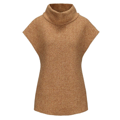 ATELIER MISS LU Wide-shouldered Sheep Wool Knit Sweater - PALVISED