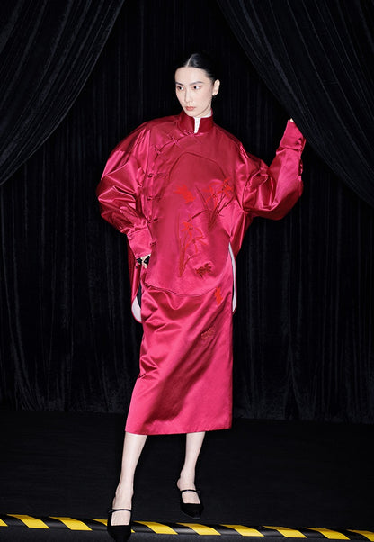 M essential Mackay designer brand embroidered placket silhouette shirt - save.