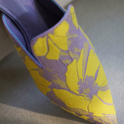 B-FEI handmade flower single shoe sandals-RAJI.
