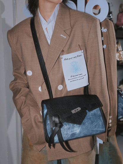 IUBALLET Leather Commuter Shoulder Bag - COLTON.