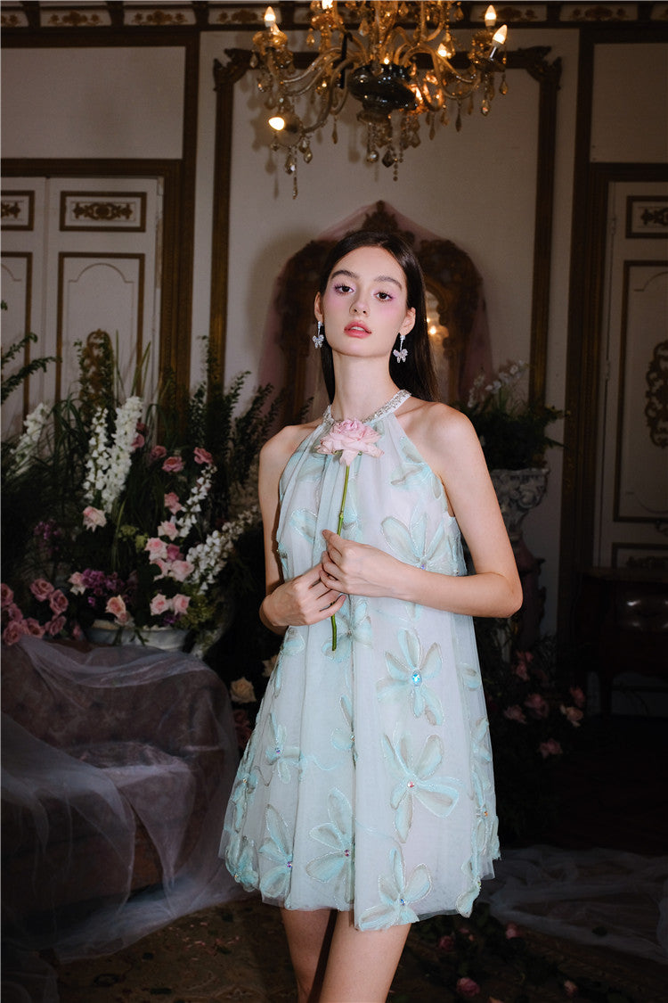 Wardrobes by Chen Luxury Crystal Diamond Dinner Party Earrings-Butter