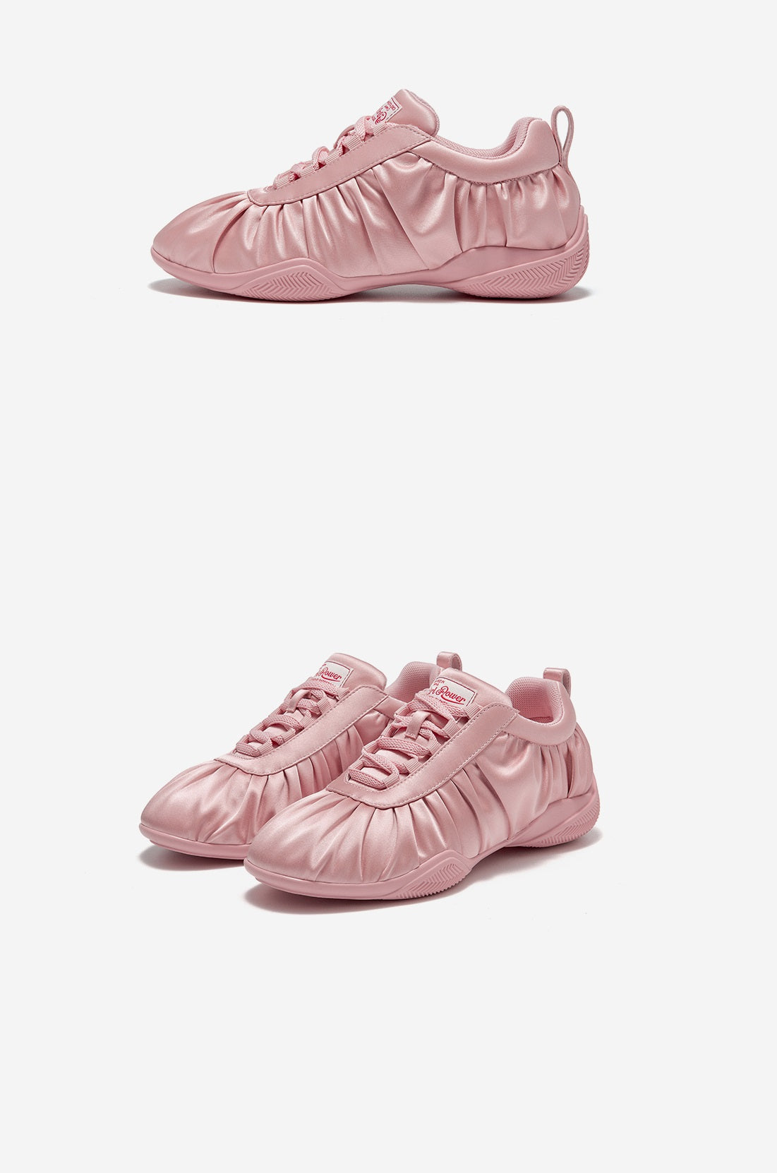 SHOESZOOO Pleated silk cloth casual shoes  - LUKE.