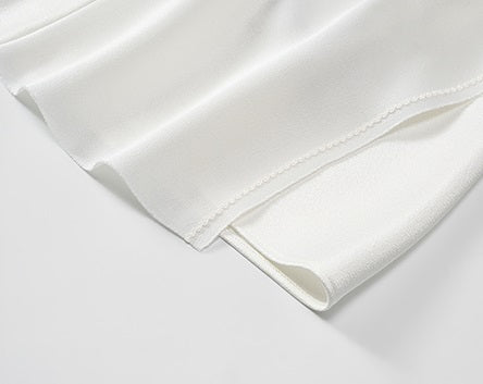 COMME MOI Lv Yan Designer Summer Women's Small Stand Collar Floater Top - ALTER.