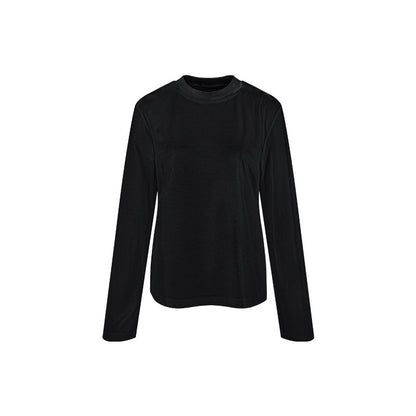 TUYUE slim crew neck casual top - BRENT.