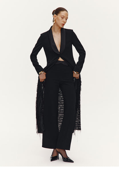 ATELIER MISS LU Fall/Winter Waist Two-Wear Design High-Waist Wide-leg Pants - THEO.
