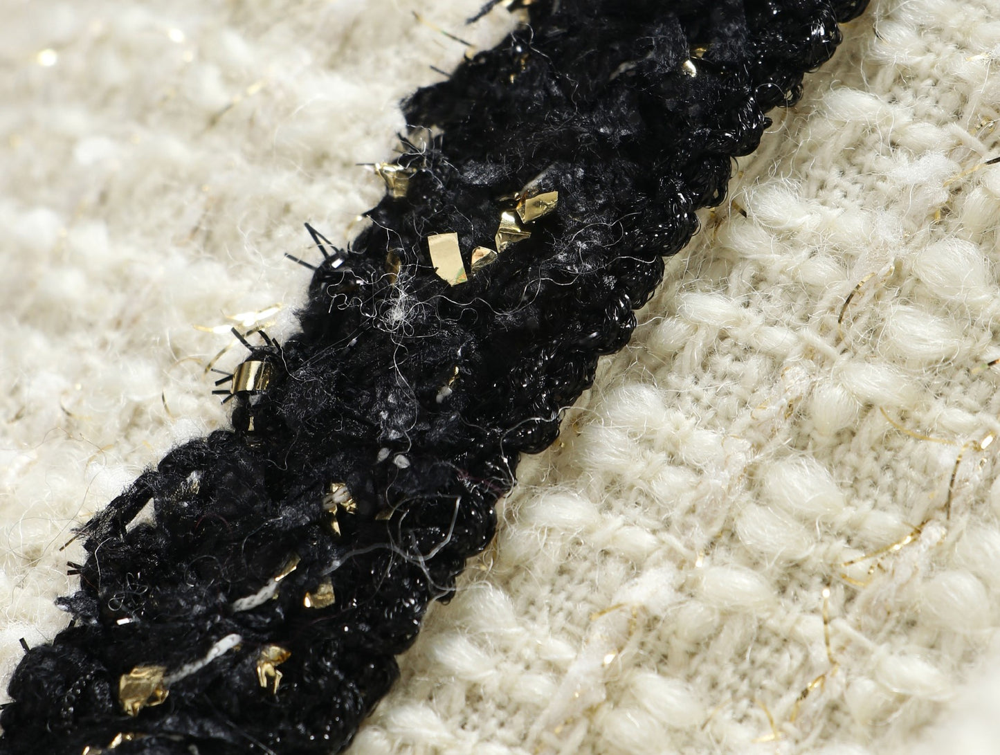 WANGXO | Embossed Shiny Onion Wool Tweed Long Coat with Shawl Collar - MYRA.