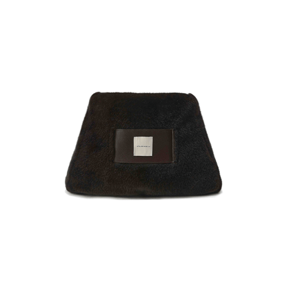 ATELIER MISS LU Faux Fur Geometric Trapezoidal Wristbag - BOBBY