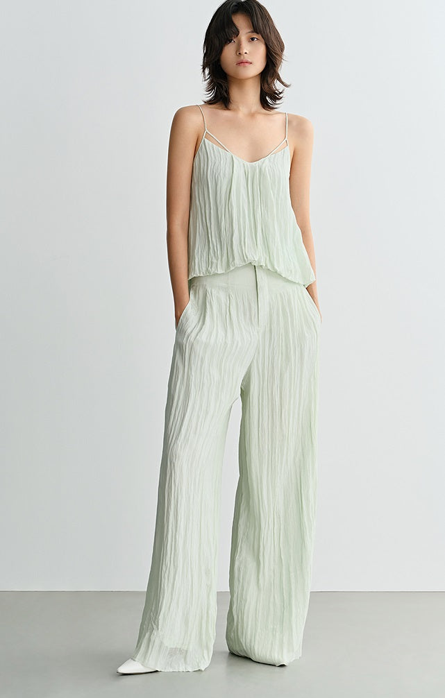 COMME MOI  Beach Lace-up Flower Bud Open Back Short Top - BEAUTY.