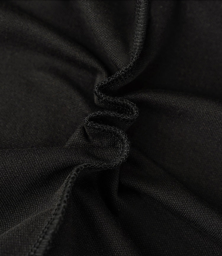 HECO Chinese Handmade Rose Tassel Short Sleeve T-Shirt  - GRADE.