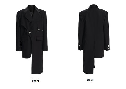 TINY IN women's midi irregular blazer-ZAKI