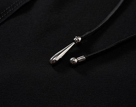 COMME MOI Lu Yan designer's new women's commuter acetate lace asymmetrical skirt - BANKS.