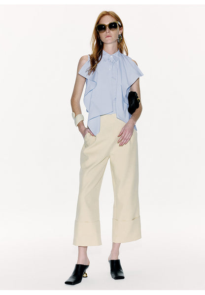 ATELIER MISS LUThree-dimensional Sleeveless Shirt - CHANNEL.