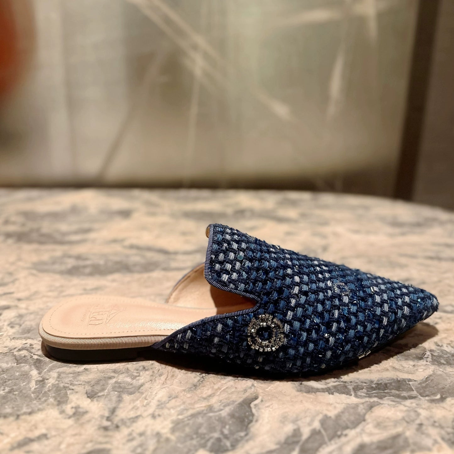 B-FEI hand-knitted pointed toe shoes-GACH.