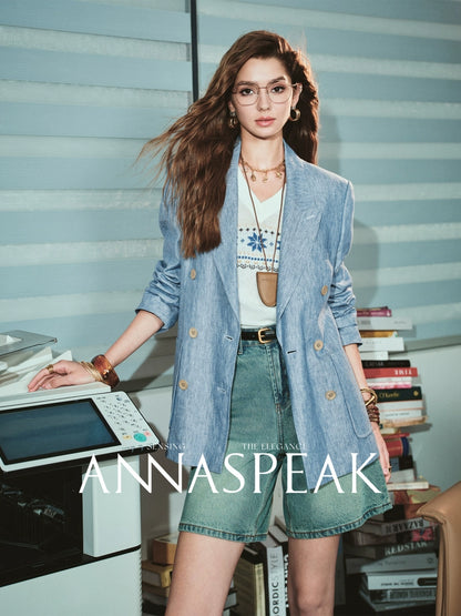 ANNASPEAK old money style suit -GREN.