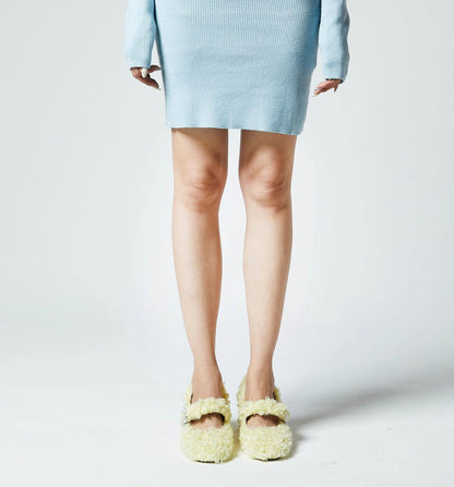 B-FEI Plush Women's Single Shoes-HIMA.