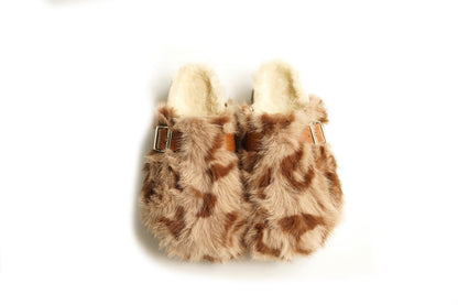 B-FEI leopard print round toe shoe-MAKI.