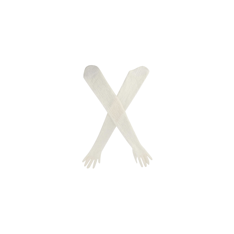 ATELIER MISS LU Sheep Wool Texture Long Gloves - JOSHUA.