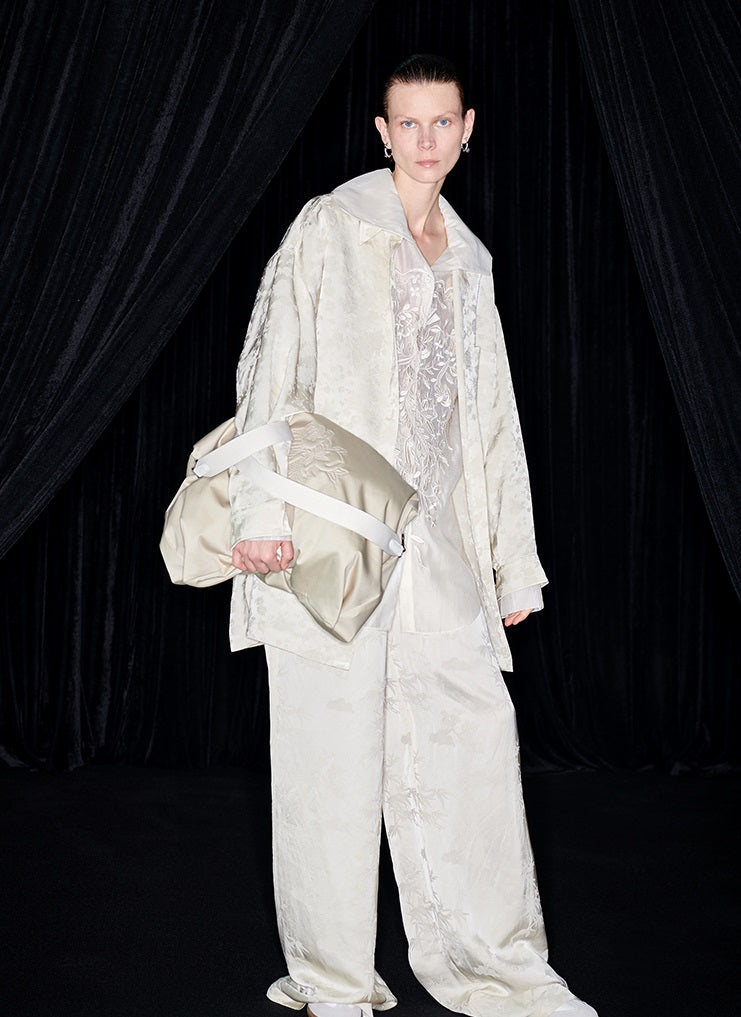 M essential Mackay designer Jacquard cool oversized shirt - sieive.