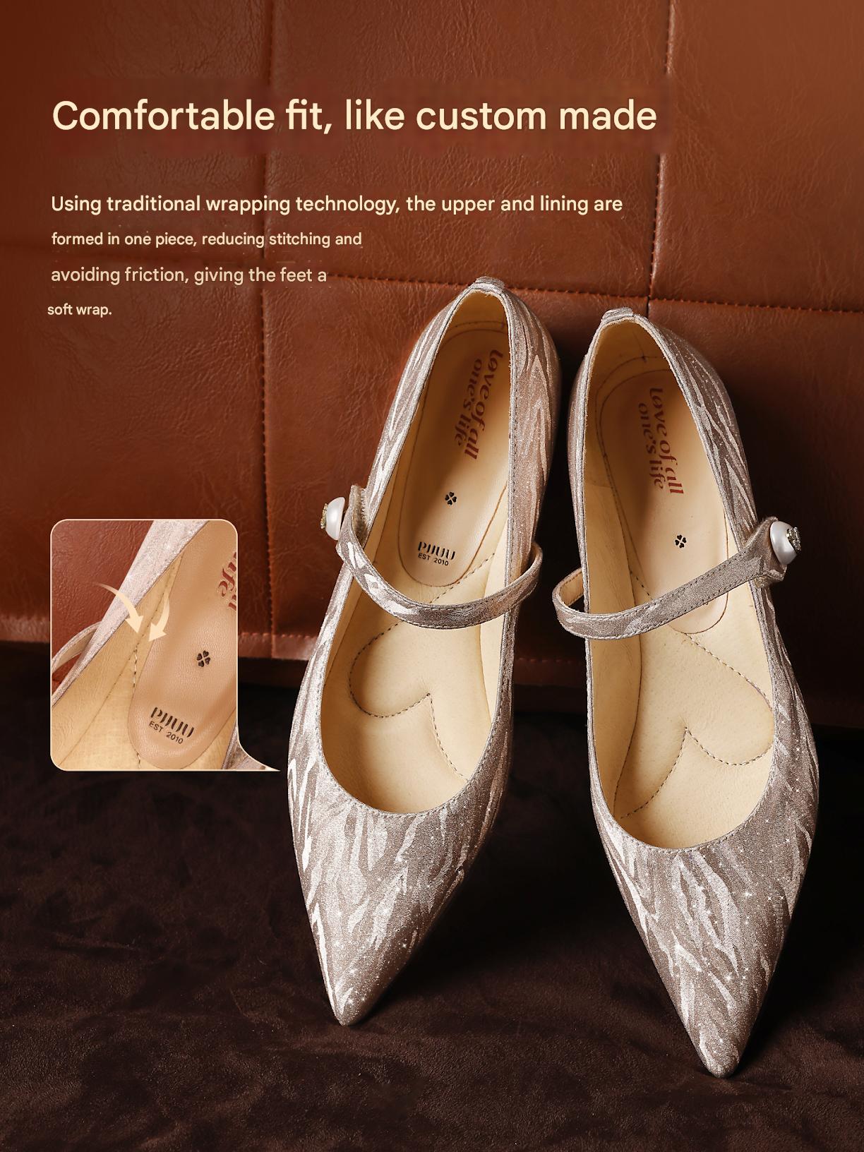 PJJUU Xiuhe dual-purpose low pointed flat shoes - SLIGHT.