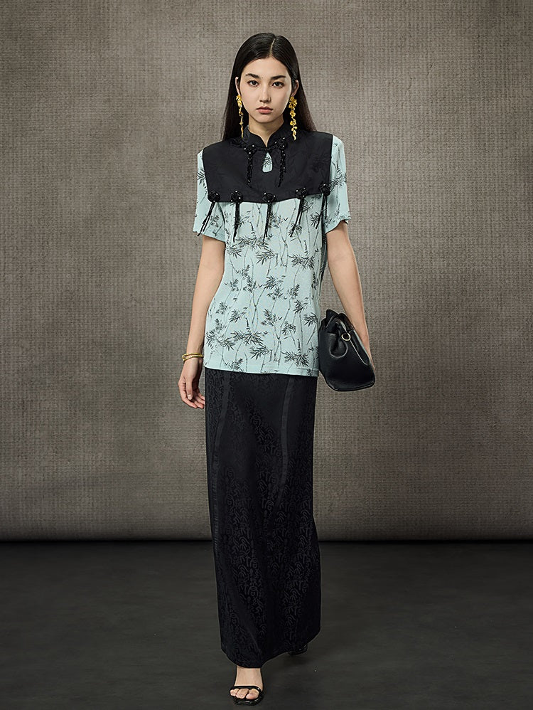 HECO Drop Neck Knitted Short Sleeve T-shirt - James.