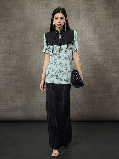 HECO Drop Neck Knitted Short Sleeve T-shirt - James.