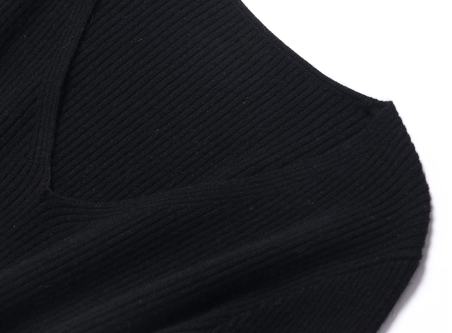 WANGXO | Merino wool eyelash lace french knitting top and skirt set -MILA.