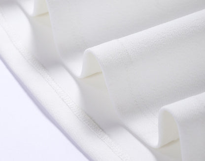 WANGXO | Boat Neck Cinched Waist & Flowing Umbrella Hem Dress  MARCELINE.