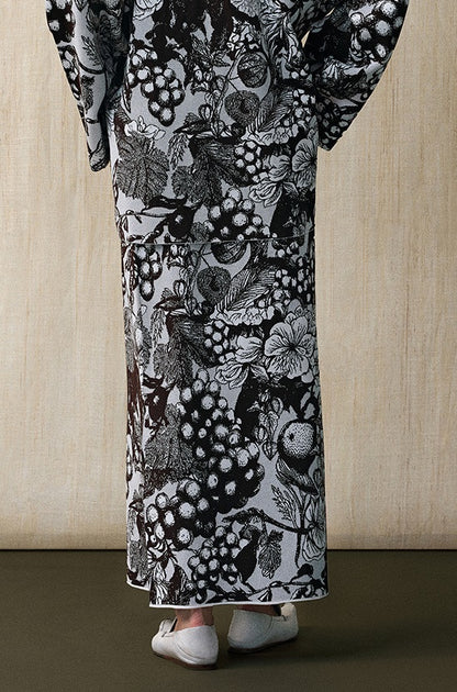 ZHUCHONGYUN spring's new double-knit jacquard straight maxi skirt-RIN.