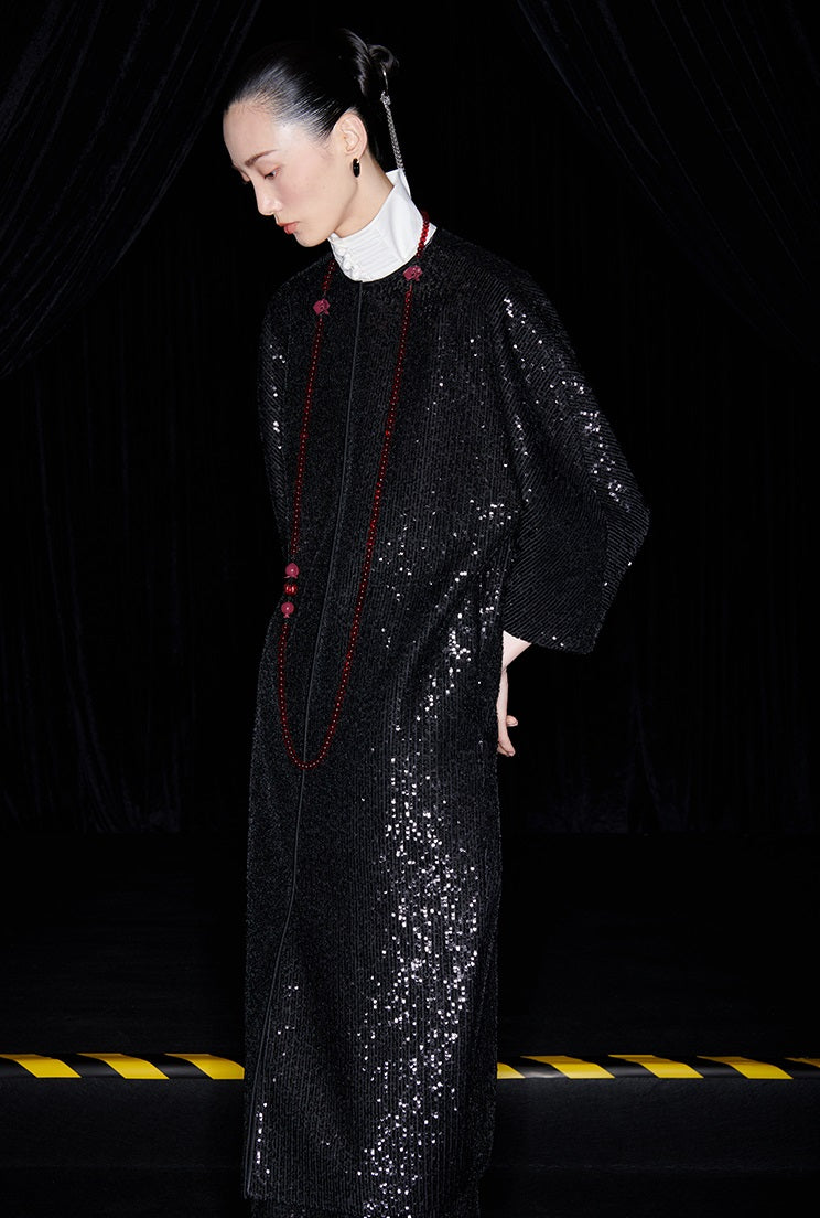 M essential Mackay designer silhouette three-quarter sleeve cardigan - AUGUST.