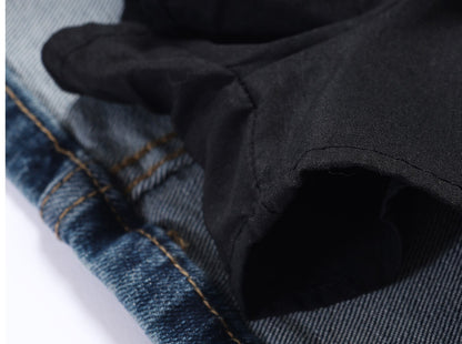 WANGXO | Denim High-Waisted Slim Anti-Ride Culottes Skirt-SERAPHINA.