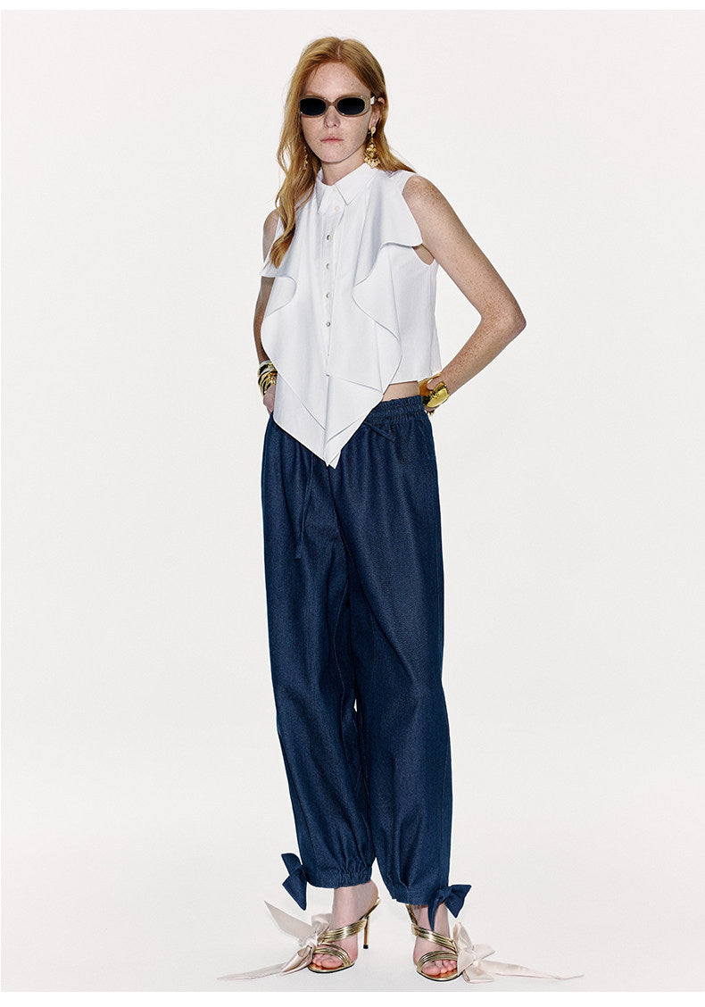 ATELIER MISS LU Three-dimensional Sleeveless Top - MORGAN.