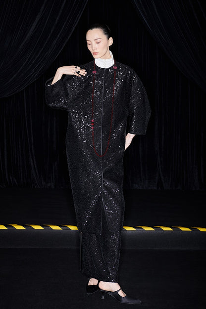 M essential Mackay designer silhouette three-quarter sleeve cardigan - AUGUST.