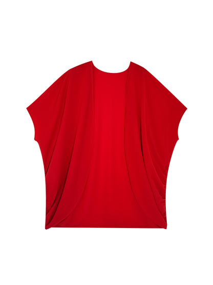 HECO Chinese Slightly Transparent Flowing Shawl Outer Jacket Fairy cape top - TRUST.