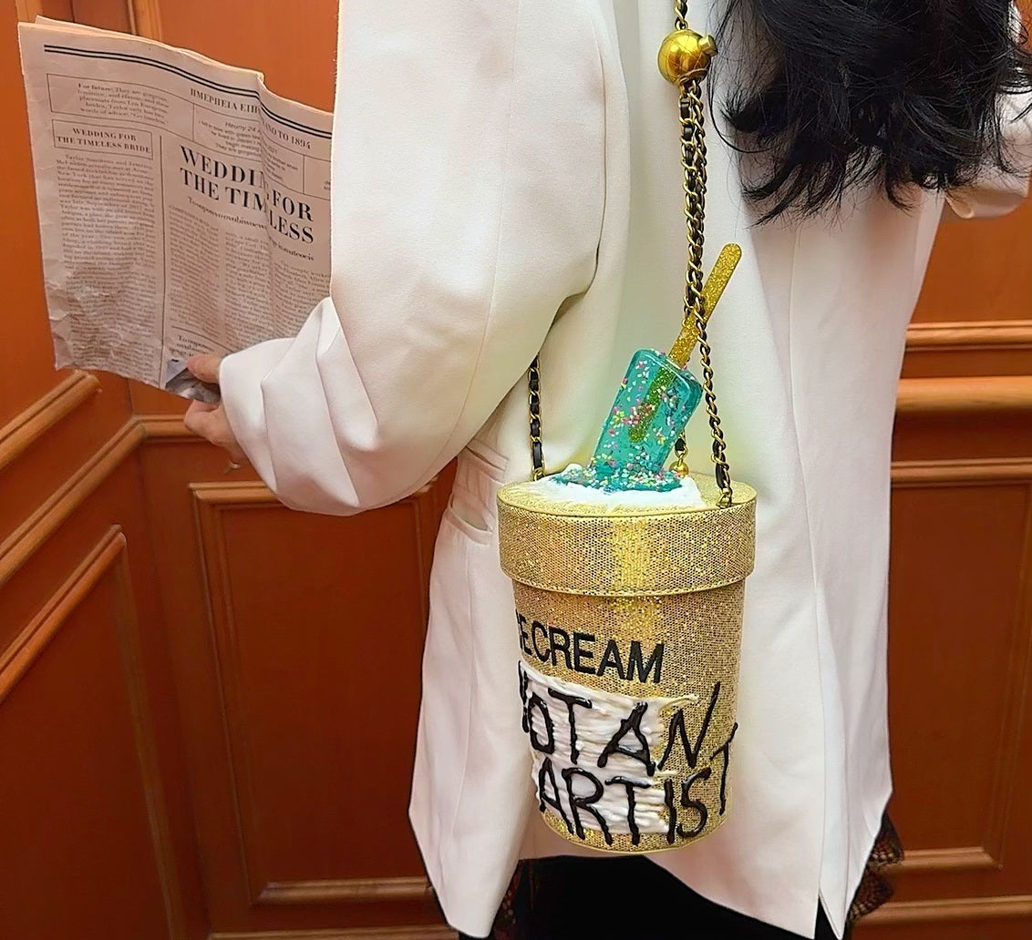 NOT AN ARTIST Dessert color aesthetics  jelly texture popsicle melt bucket bag - SHADE