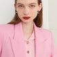 DPLAY fall New elegant feminine pink Loose Blazer - Imogen